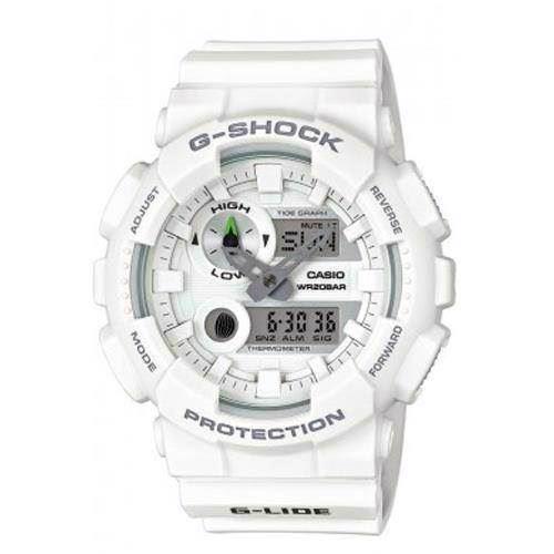 Image of hvid resin med stål G-Shock quartz multifunktion (5485) Herre ur fra Casio